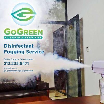 Disinfectant fogging service