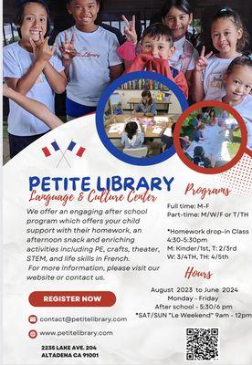 Petite Library Culture & Immersion Center