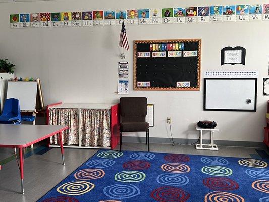 Preschool classroom