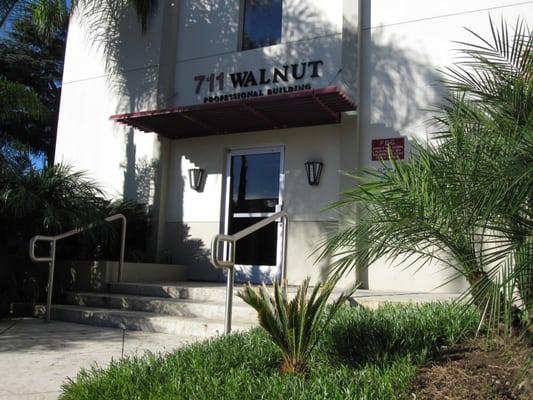 East entrance of our building. Elevator is located at west end.