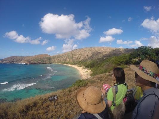 The beautiful Hanauma Bay