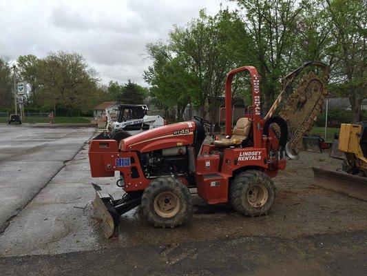 Ride on Trenchers and Bobcats