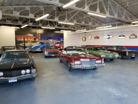 Classic Car showroom