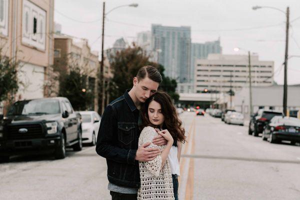 Downtown Engagement Shoot