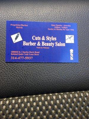 Cut & Styles Barber and Beauty