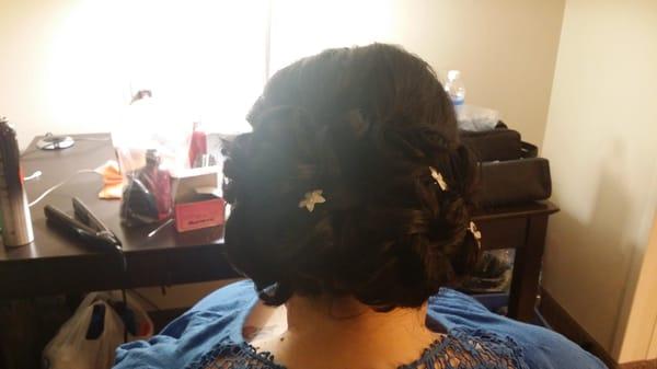 Wedding updo