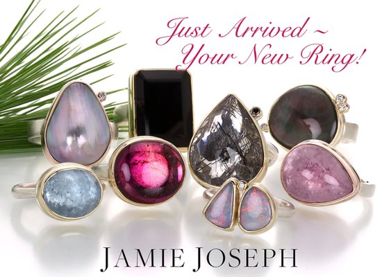 New Jamie Joseph has just arrived at the gallery and the selection simply rocks! Steal the show in cool icy blues, cheek-flushing pinks...