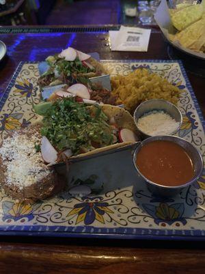 Mexican Street Tacos with pork