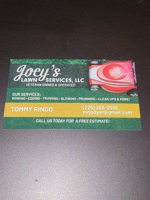 Joeys Lawn Services