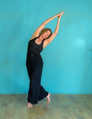 Owner, Aura Garver teaches yoga for all levels