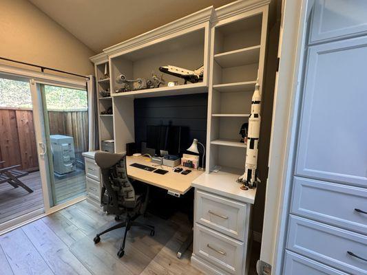 Home office cabinets