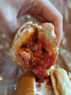 Meatball Grinder $10 pre-tax