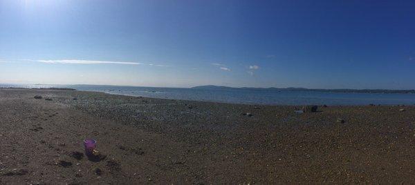 The beach is beautiful, quiet, close and the water was clear. Absolutely lovely.