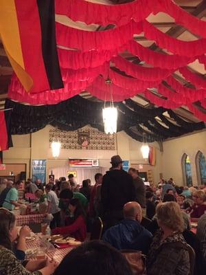 The main hall of Germanfest