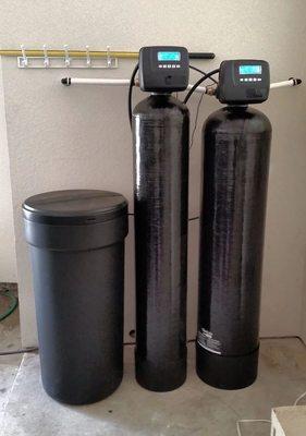 A quality water treatment system designed and installed by the guys at Creech Plumbing!