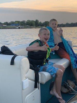 Just having fun on the boat