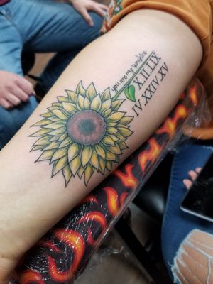 Sunflower tat