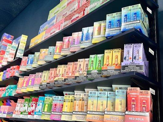 Big selection of vapes and good prices