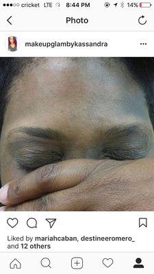 Eye brow shaping!  threading and waxing available