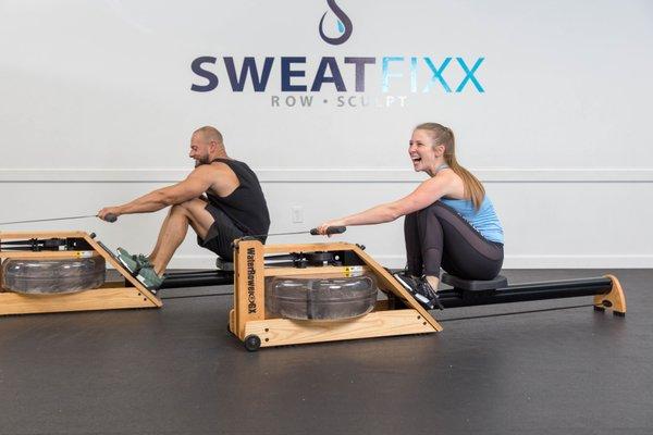 Rowing workouts in Wakefield, MA | Group fitness | Sweat Fixx