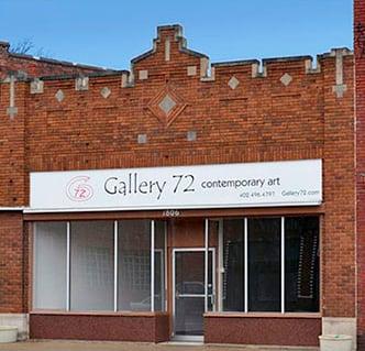 Gallery 72 New Location on Vinton Street