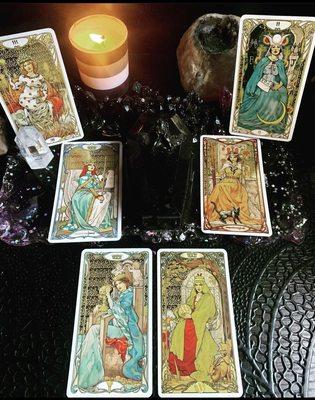 Mystical wisdom through tarot and past life readings carefully aiding anyone in need of spiritual,
 financial and love guidance.