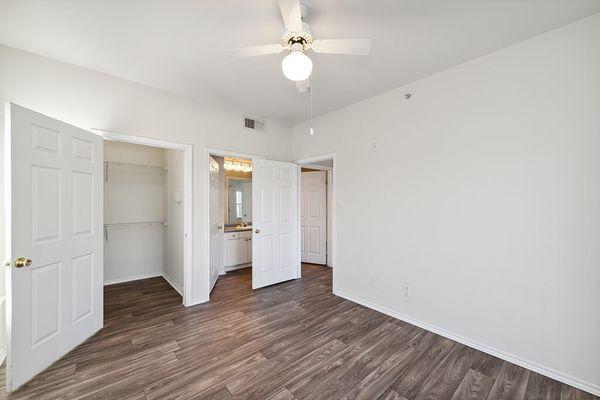 Bedroom and Walk-In Closet