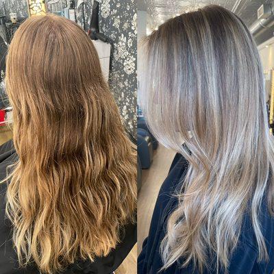 Before & After Balayage