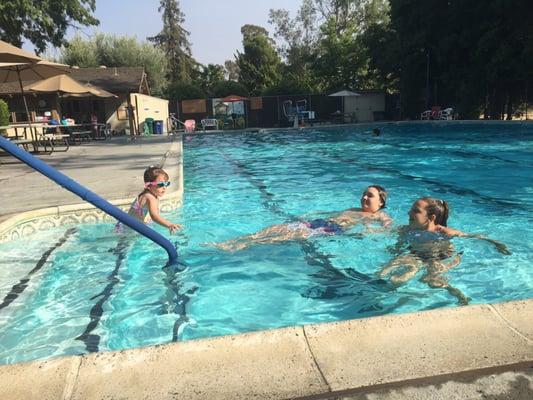 Having fun at Pala Rancho Pool!