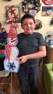 Snowman craft