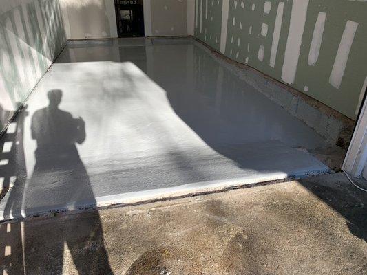 Silver Grey Epoxy Floor