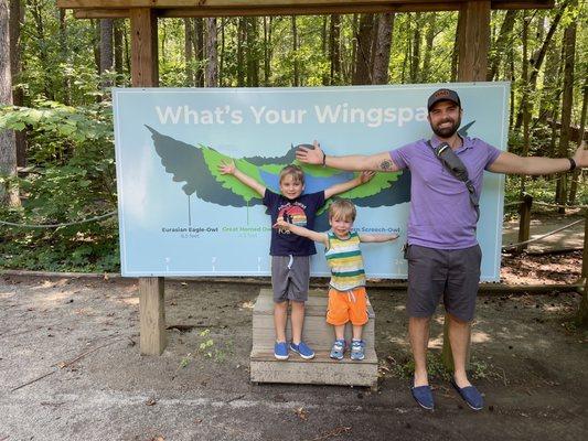 Fun at the Raptor Center!