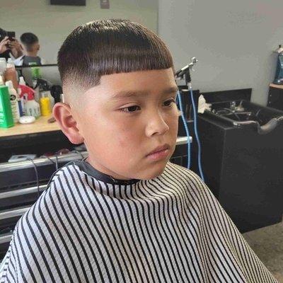 Kids Haircut Mid fade