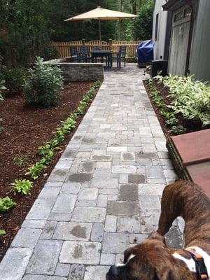 Love our new cobblestone patio!