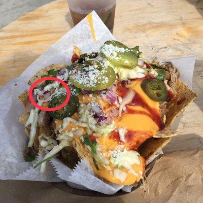 Got the nachos from the truck at the flea off market a few months back. There was a twist tie mixed in!