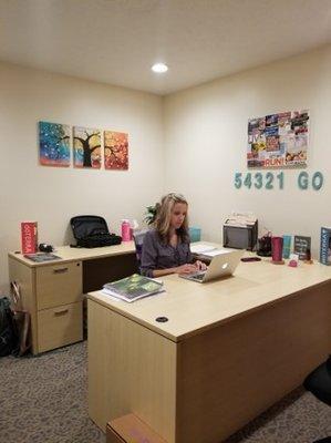 Furnished private office. We provide internet, office supplies and more.