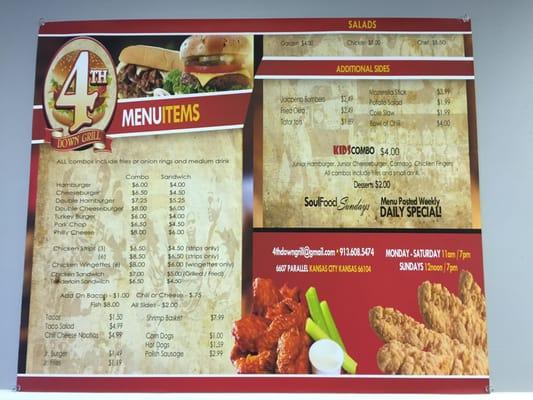 Menu Board