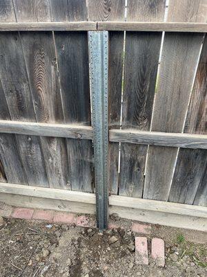 fence posts