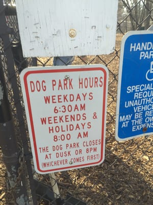 Medway Dog Park -- 302 Village Street @ Junction of Cottage Street, Waltham             Hours