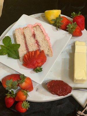 Strawberries and Cream cake