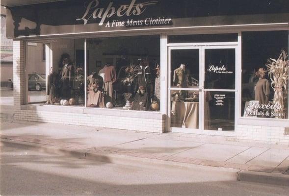 Lapels A Fine Mens Clothier is located in the hart of downtown Greensburg's shopping district.