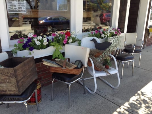 Cool items on display outside the shop!