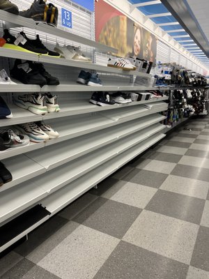 Shortage of shoes!