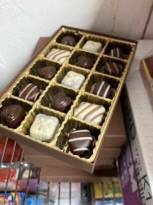 Incredible chocolate truffle assortment. Dozens of vegan options!