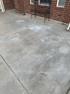 My driveway left with stains by Caleb