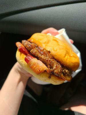 Bacon cheeseburger