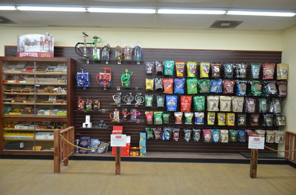 Hookah & Tobacco Section.