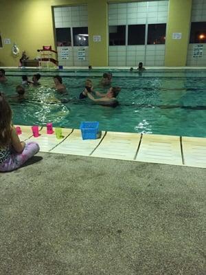 Waterbabies swim class at Lockport indoor pool