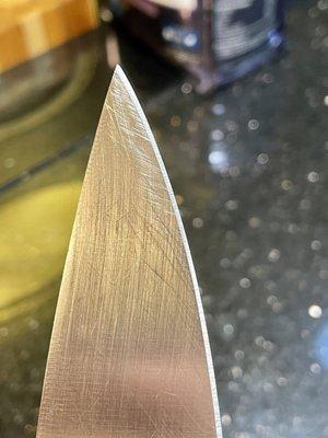 Fresh sharp edge on my 8" Wustof