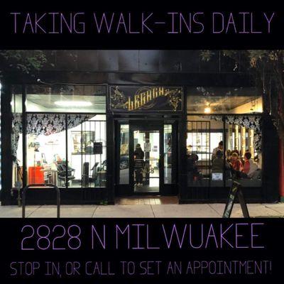 Safely open for 'walk-in' appointments